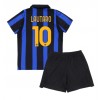 Inter Milan Lautaro Martinez #10 Domáci Detský futbalový dres 2026-27 Krátky Rukáv (+ trenírky)